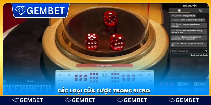 Những hình thức đặt cược phổ biến trong cách chơi sicbo