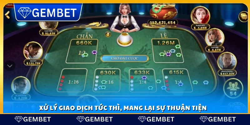 Giao dịch được xử lý tức thời